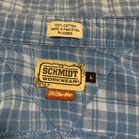 Thick Blue Flannel - Picture 2 of 2